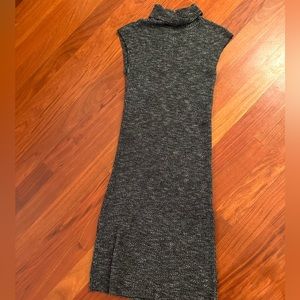 Max studio sleeveless sweater dress, charcoal, small, never worn